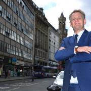 Ian Ward Manager of the Broadway centre on the streets of Bradford city centre.
