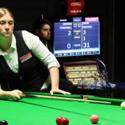 Rebecca Kenna was a re-spotted black away from qualifying for the last 32 of the inaugural World Snooker Federation mixed gender championship Picture: World Ladies Billiards and Snooker