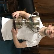 Gareth Green, who has now won the Bradford Snooker Championship five times