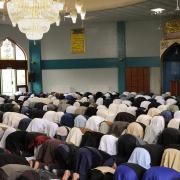 Eid is celebrated at Ambler Street mosque in Manningham. Photo: Paul Macnamara
