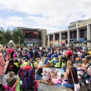 Audiences enjoying the Bradford Family Film Festival on the big screen last year
