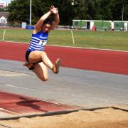 Joanna Lawler-Rhodes set a new club triple jump record in the final round of the Northern League Picture: JT Sports Media