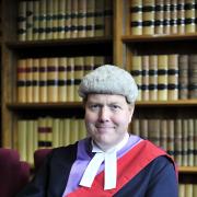Bradford's new resident judge Colin Burn is pictured in the Bradford Crown Court library. AG rep JL.