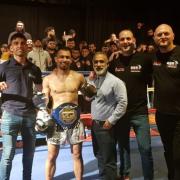 Bradford lad Harris Hussain retained his European K1 Kickboxing title at the weekend against Danish fighter Chaya Tran.
