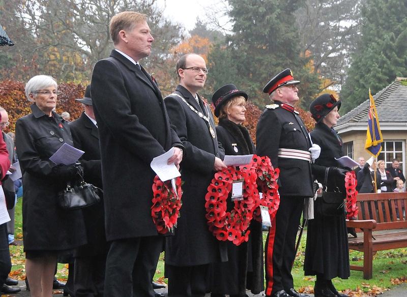 The Remembrance Service at Ilkley.