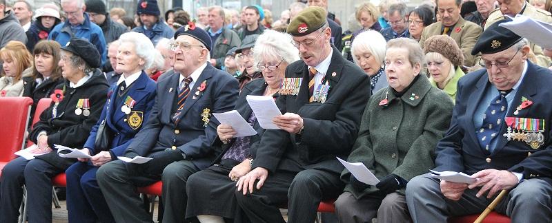 The Remembrance Service at Bradford.