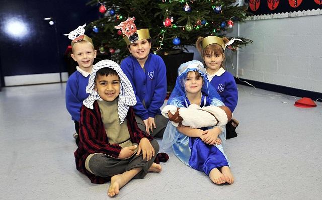 Fagley Primary school got in the Christmas spirit as they 
prepared for their dress rehersals