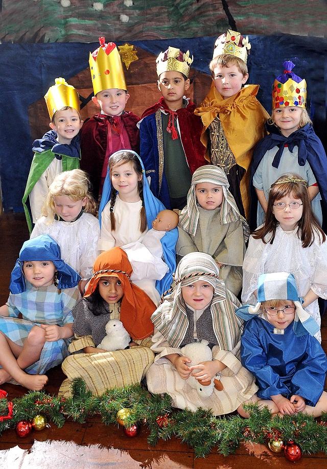 The Nativity cast at Keelham Primary School