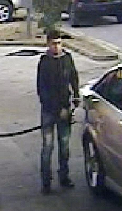 CCTV image provided by police in relation to a making off without payment offence