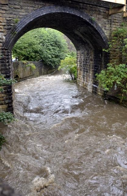 Flooding around the district disrupted road and rail travel