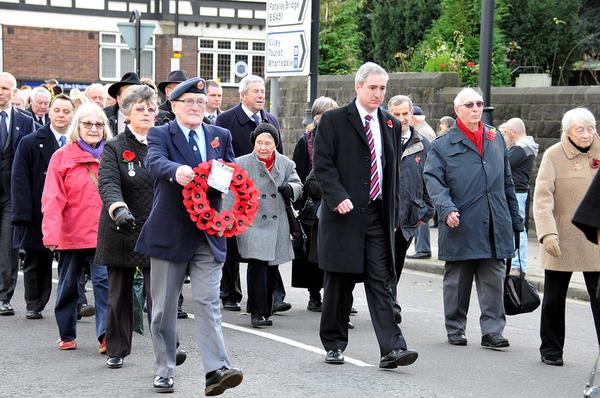 Remembrance Day in Otley