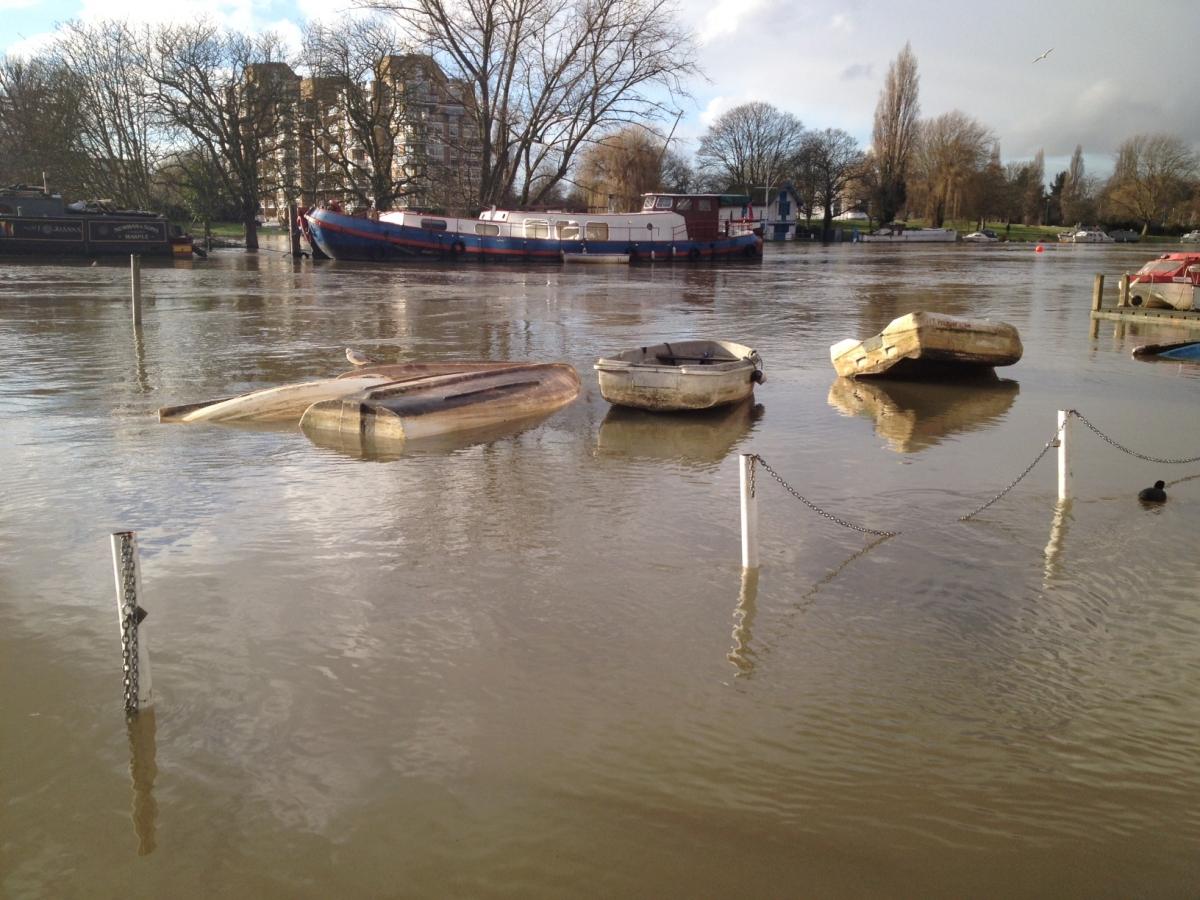 Flooding in Kingston upon Thames (no kidding!)