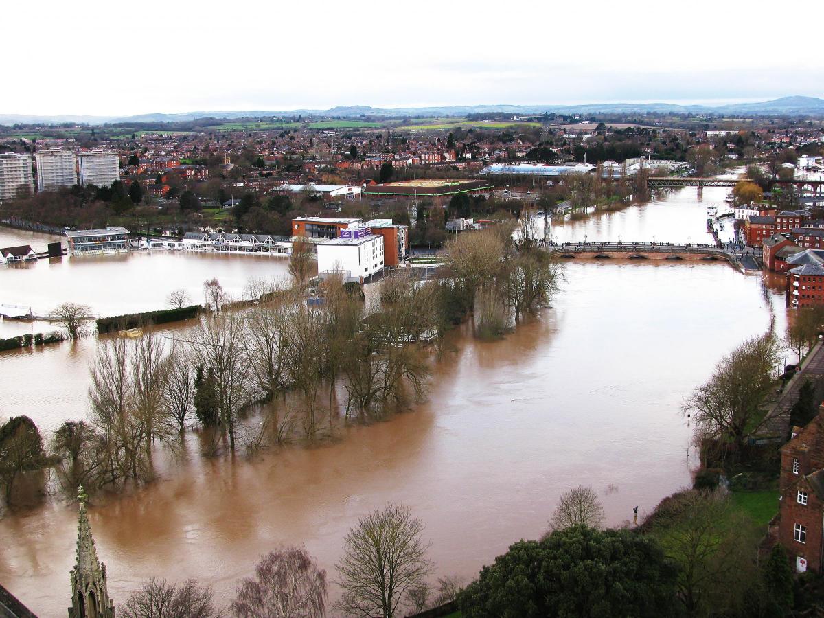 Floods take over Worcester