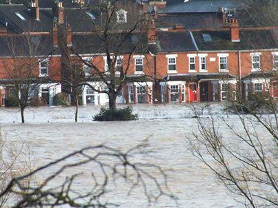 Flooding in Worcester (pic by reader Sarah Gough)