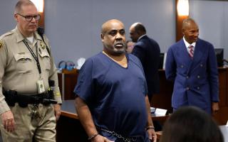 Duane ‘Keffe D’ Davis, who is accused of orchestrating the 1996 killing of hip-hop star Tupac Shakur (Bizuayehu Tesfaye/Las Vegas Review-Journal via AP)