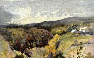 Moor scene by Hildred Harpin, art master at Keighley Boys’ Grammar