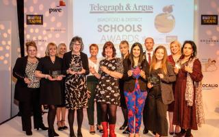 The winners of the 2019 T&A Bradford & District Schools Awards at Aagrah Midpoint