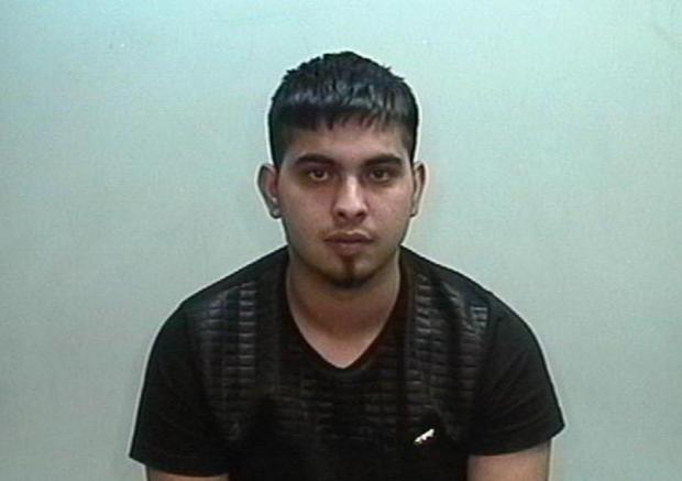 ARRESTED: Wakar Akhtar, 21, has been arrested in Italy