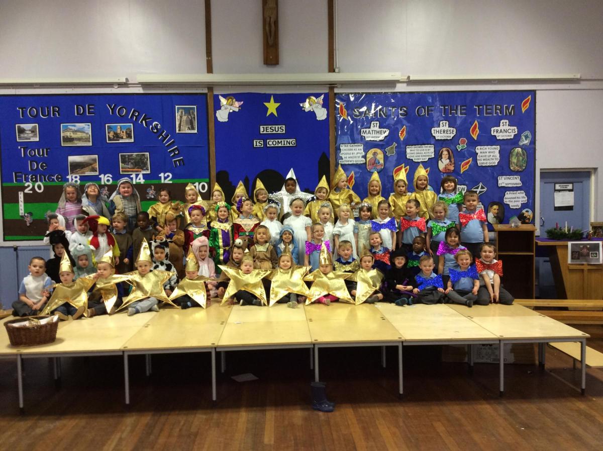 St Columbas Primary School - Reception, AM Nursery and AM Eden - Shine Star Shine