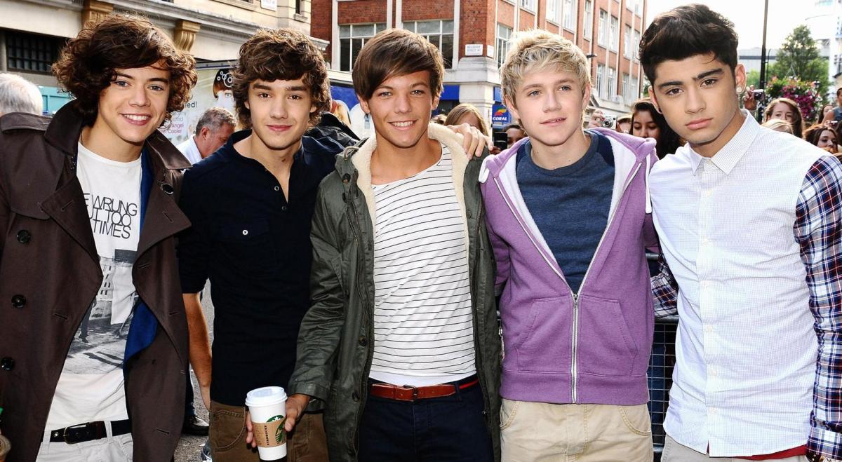 One Direction in 2011 before the release of their debut single What Makes You Beautiful