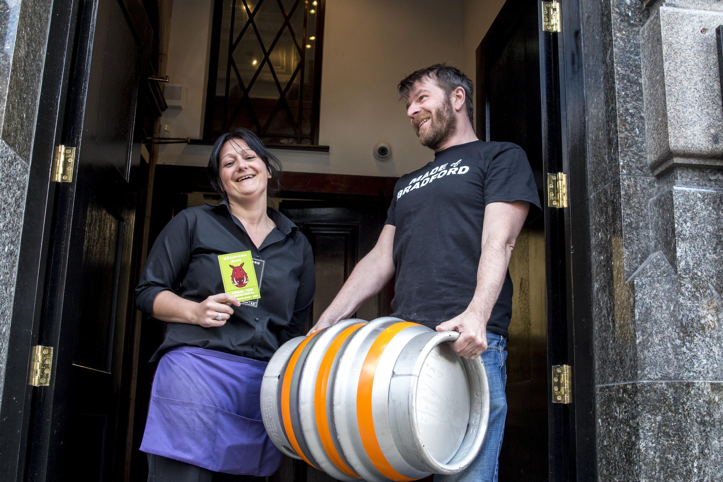 Barrels roll out for first beers brewed in city centre for 50 years