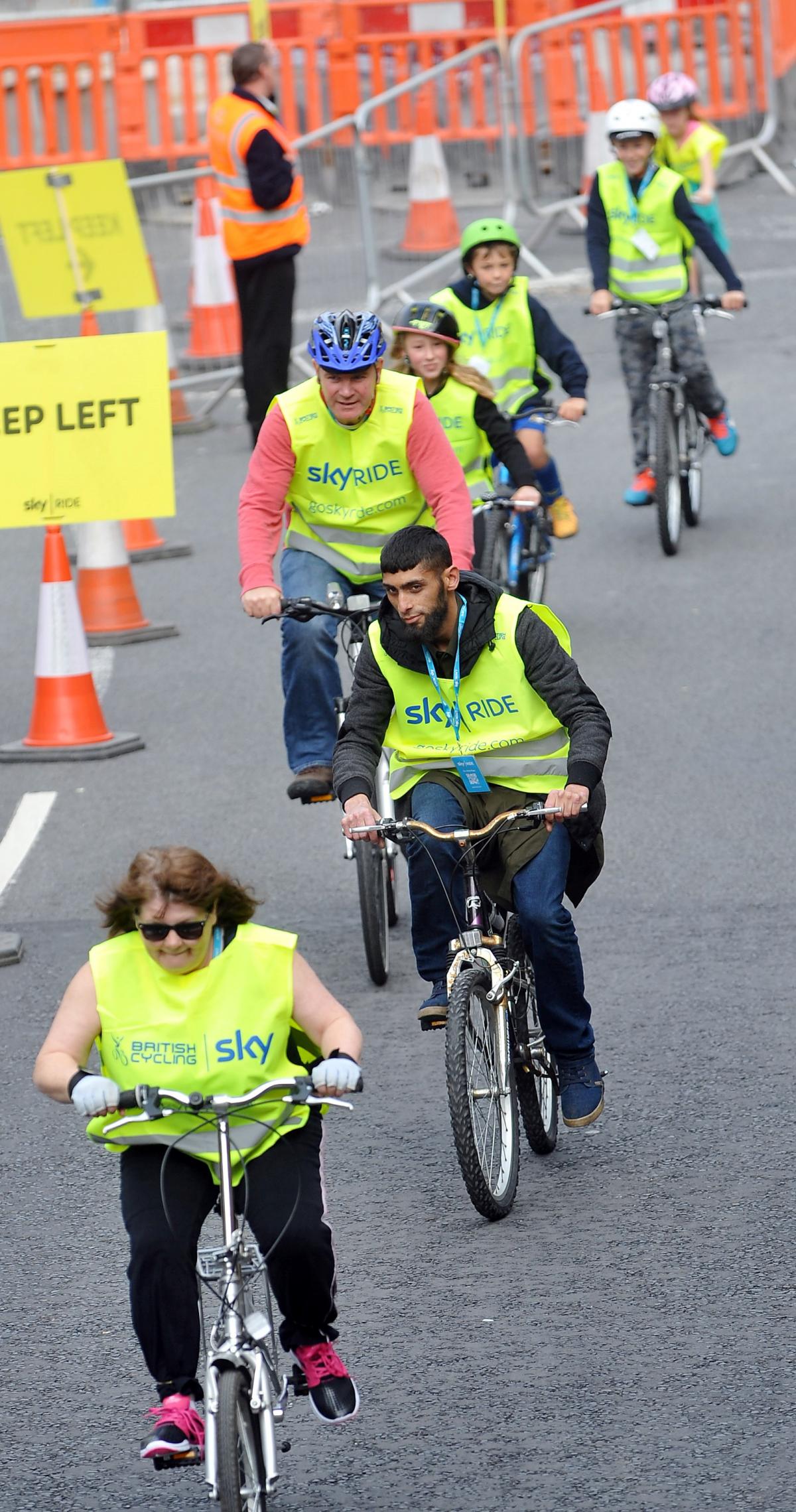 A selection of images taken at the Bradford Sky Ride 2015