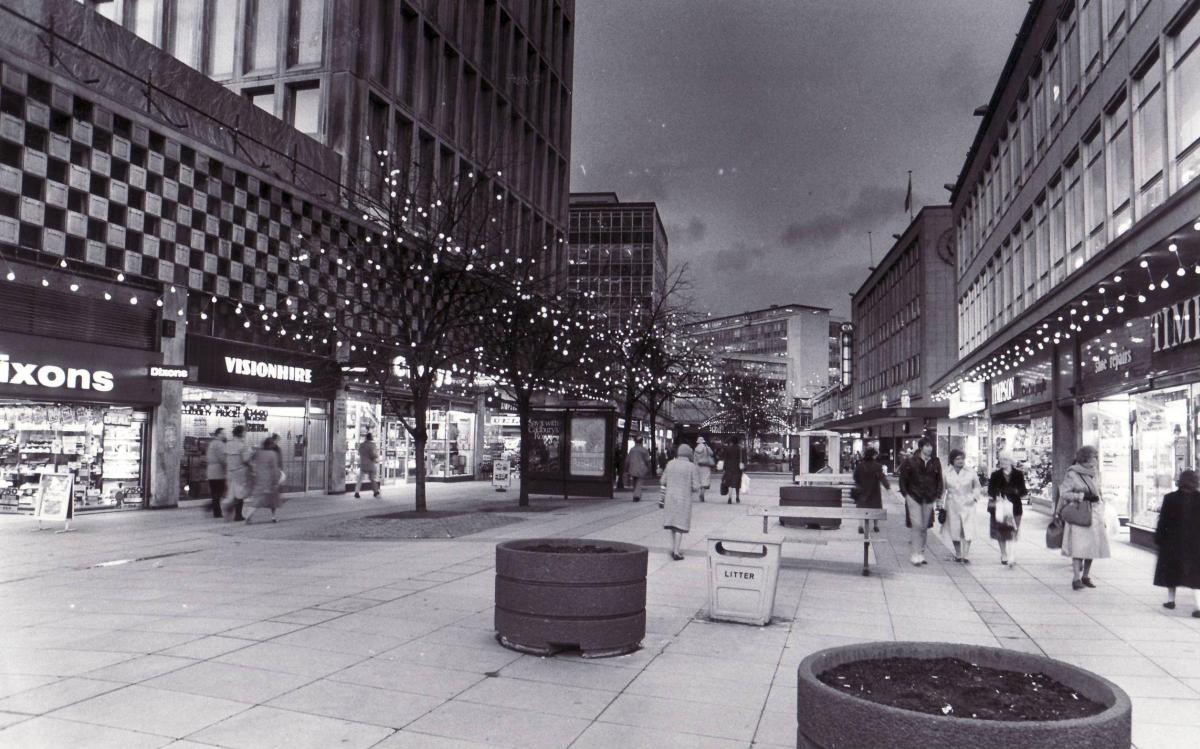 Broadway, looking very different, in 1984