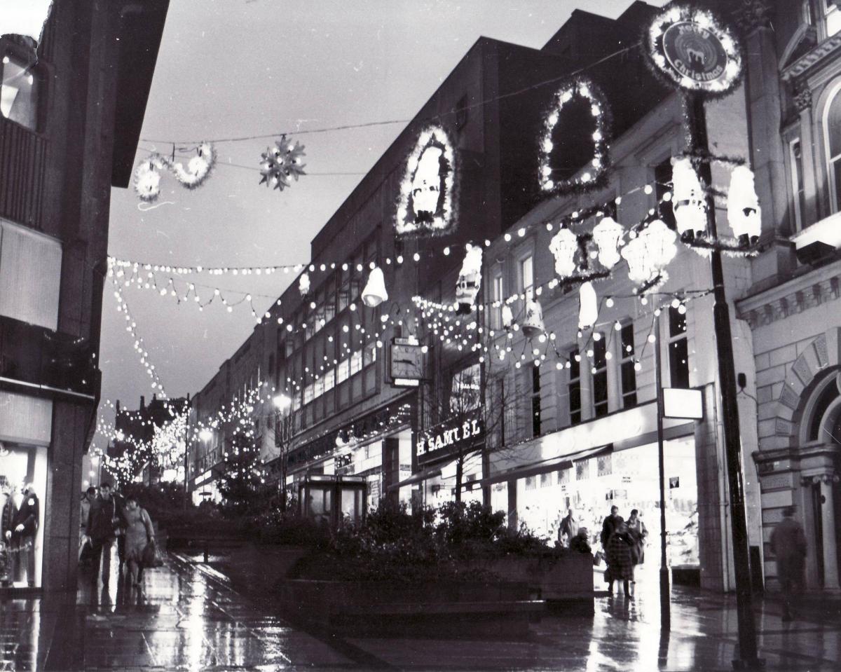 Darley Street in Bradford city centre in 1982