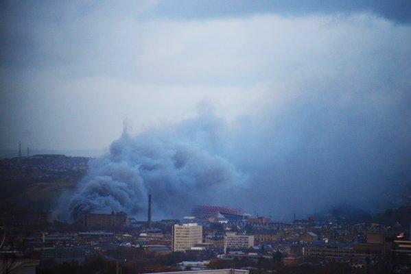 Images of the Drummond Mill fire. Picture: Diesel Photography