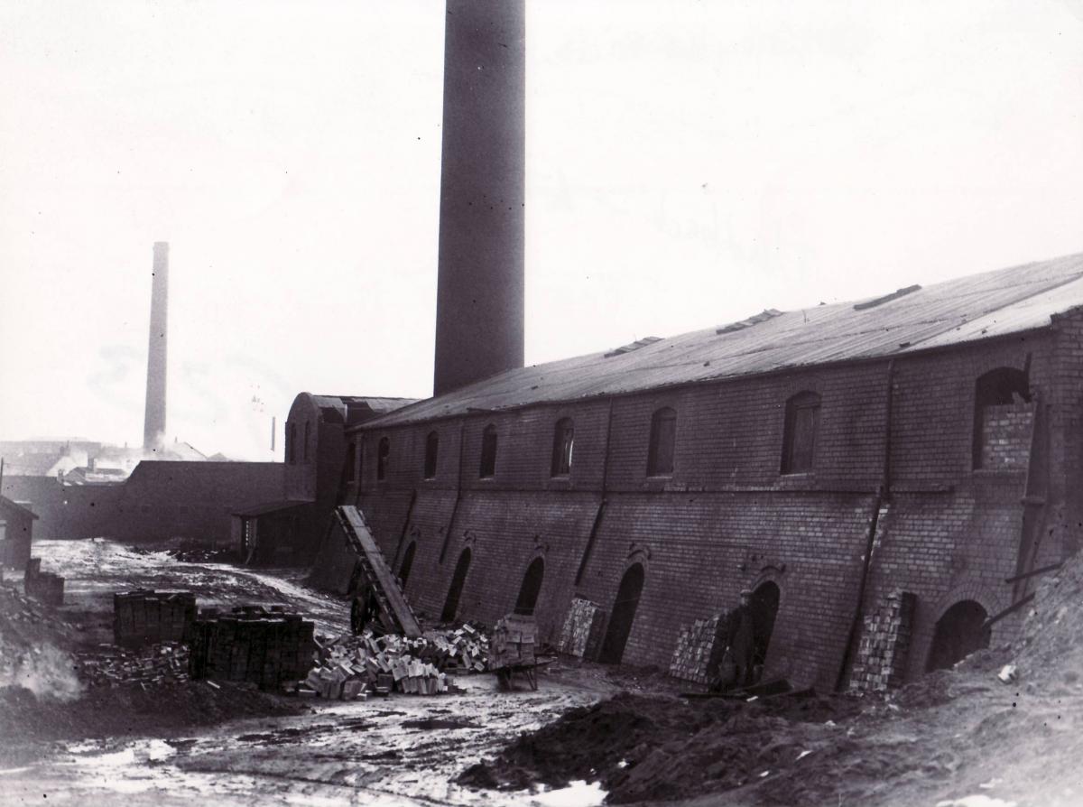 Dudley Hill Brickworks in February 1957