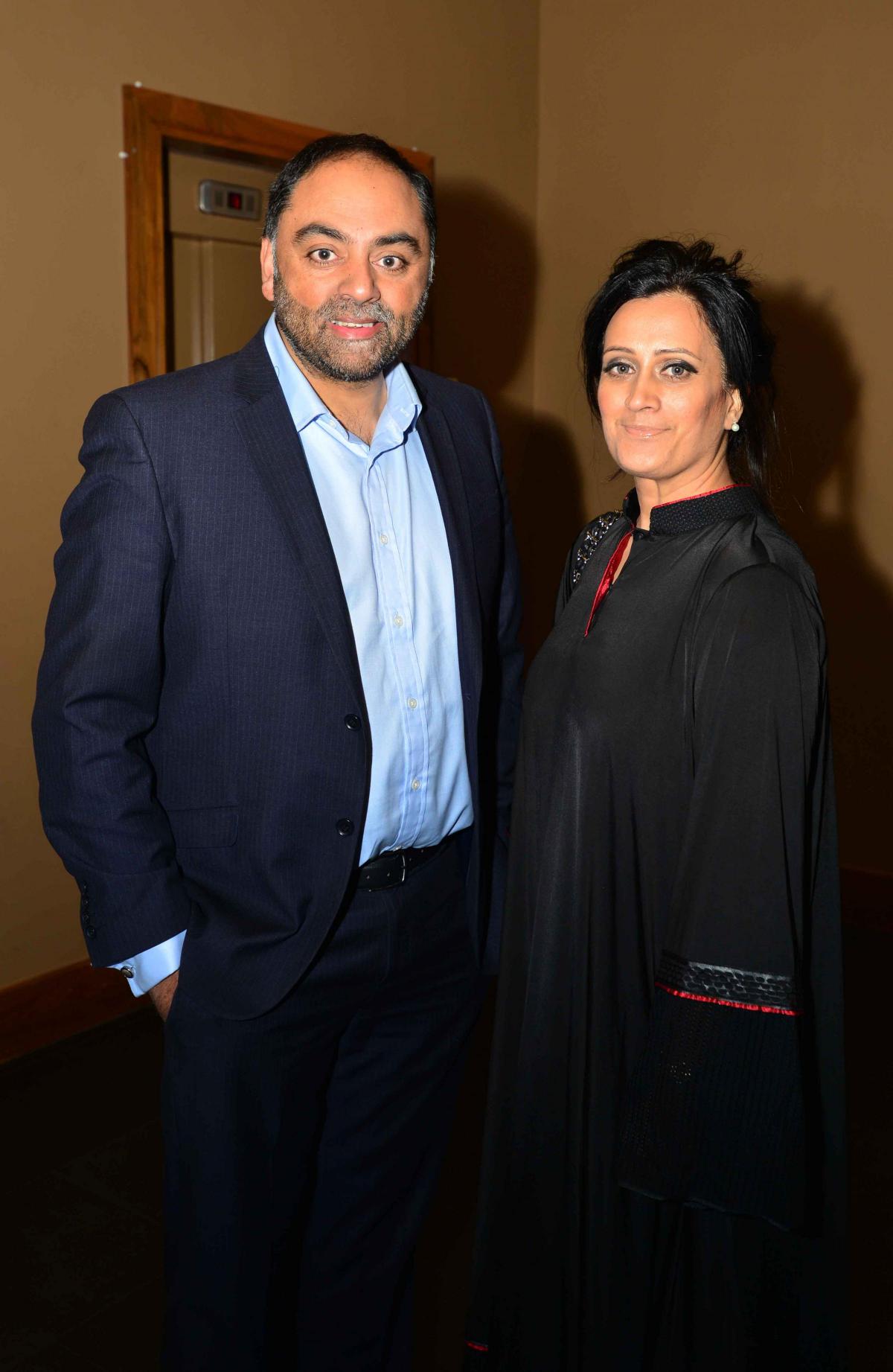 Zulfi Karim and wife, Saira Ali