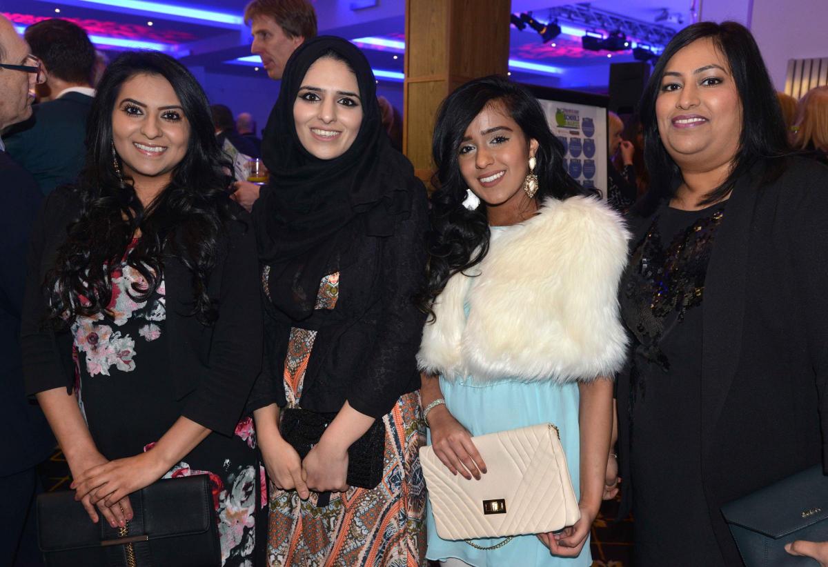Aliyah Bashir with Adeel Hamid, Zara Bashir and Shabina Musa