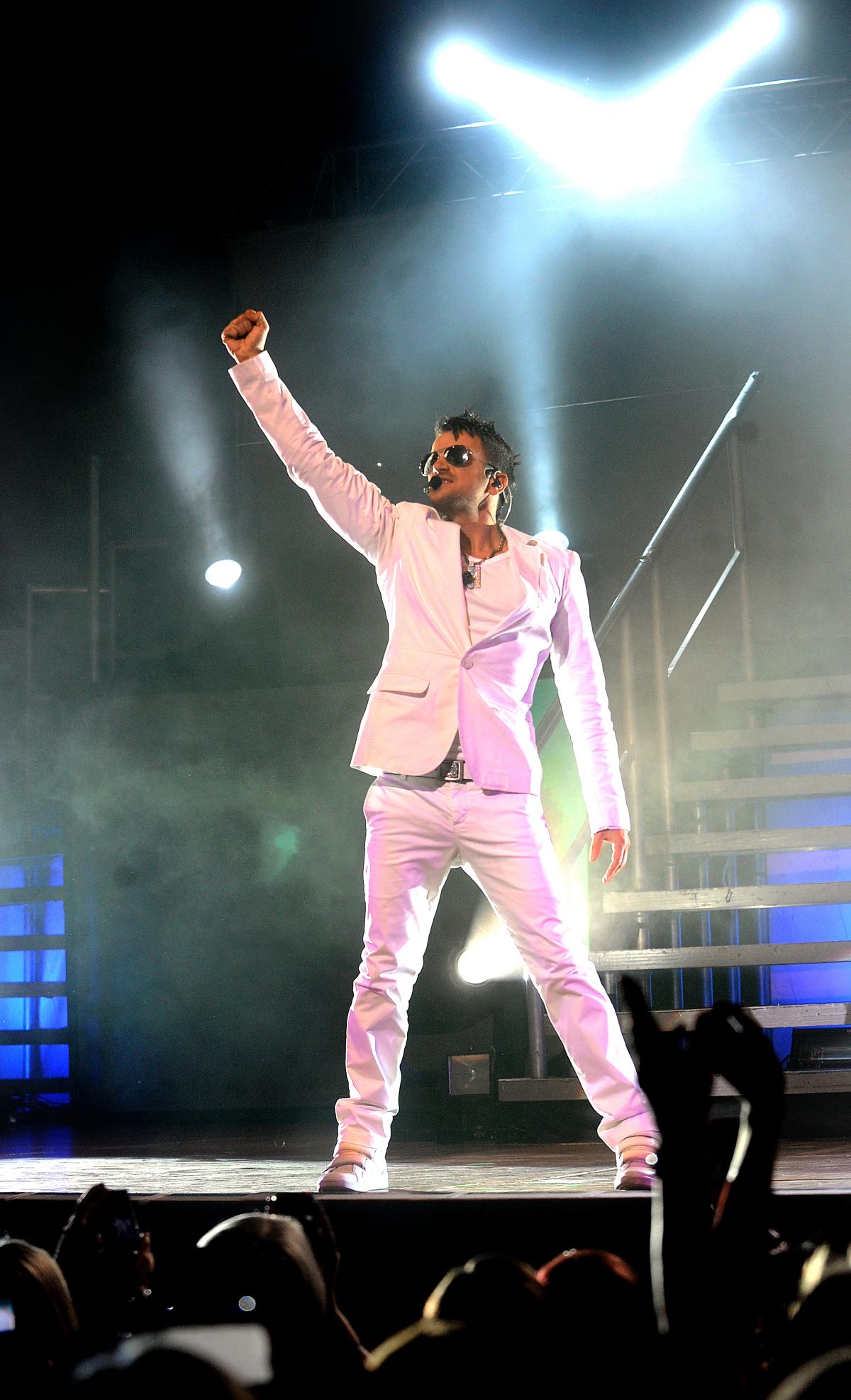Peter Andre at St George's Hall in 2010