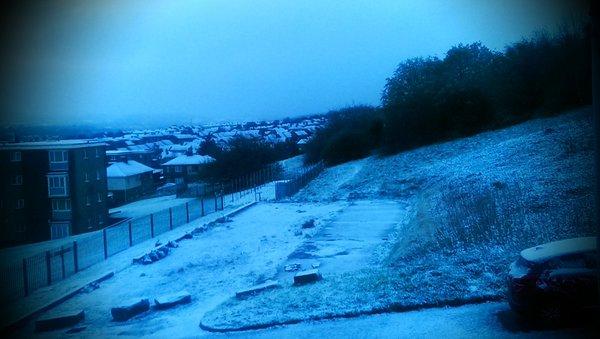 Yas_Kay @ykauser3 said: 'Our perfect Summer, April's Winter Wonderland' in Shipley' when this Twitter picture was sent to us
