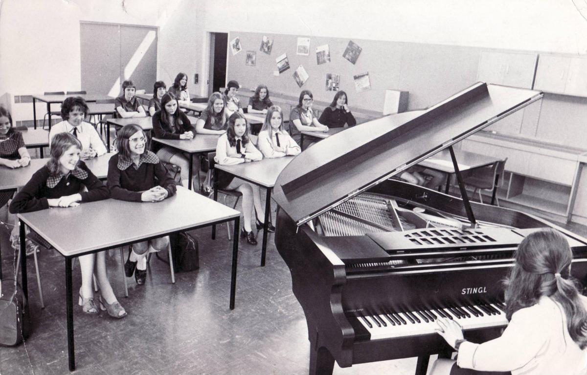 A classroom in 1971
