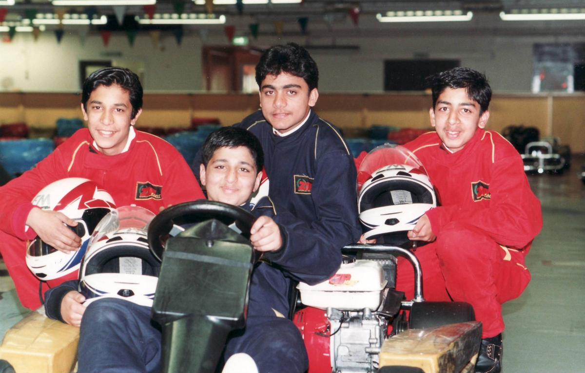 Belle Vue boys pictured in 1995 as part of an improved attendance project