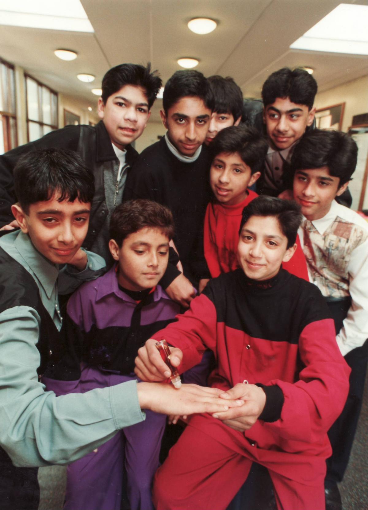 A Belle Vue Boys School Eid party in 1994