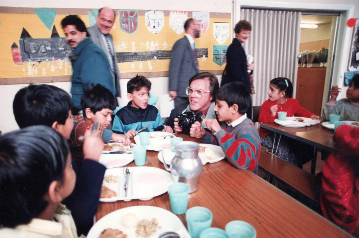 A Belle Vue First school visit in 1992