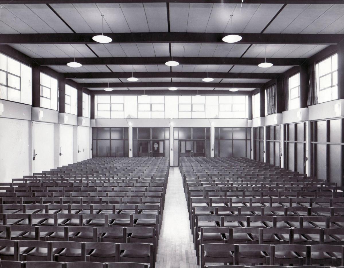 Belle Vue assembly hall in 1964