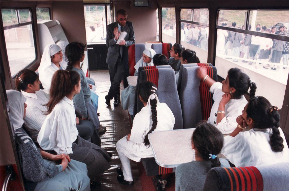 Belle Vue action bus, 1990