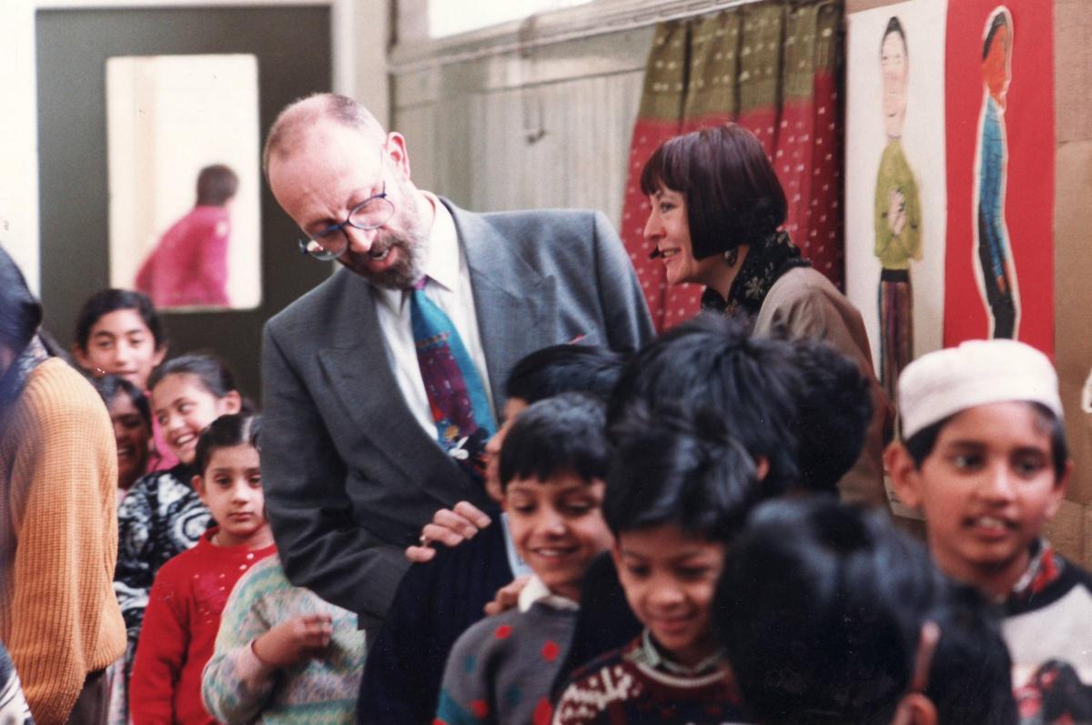 Young pupils in 1992