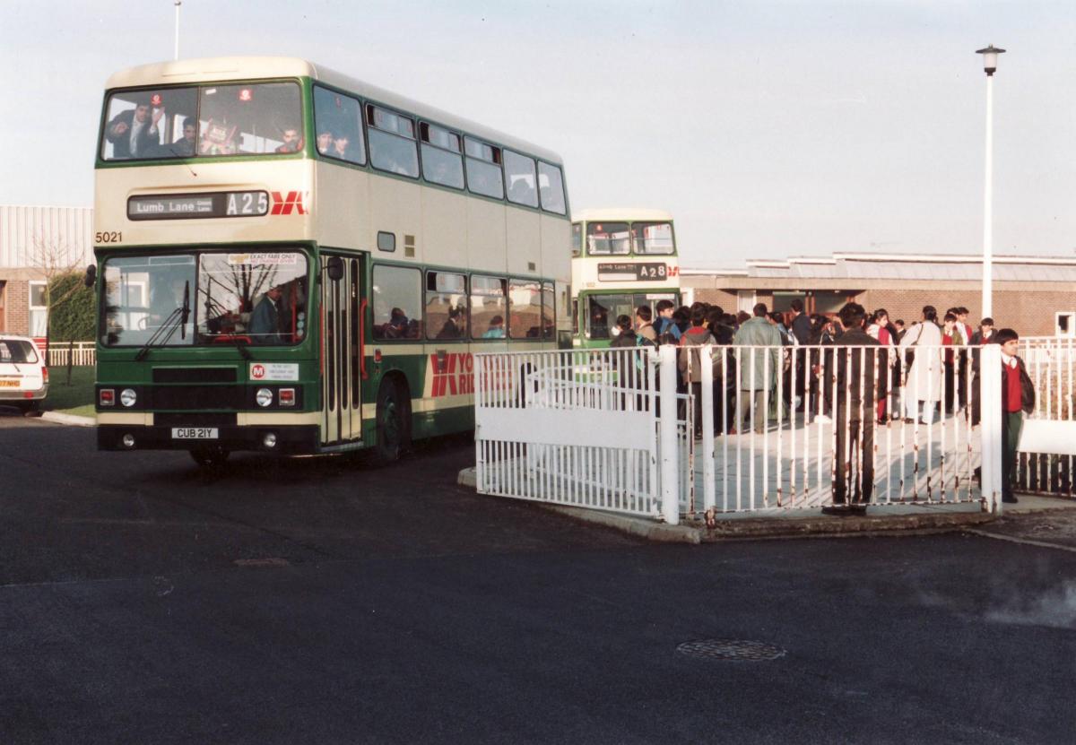A school bus in 1994
