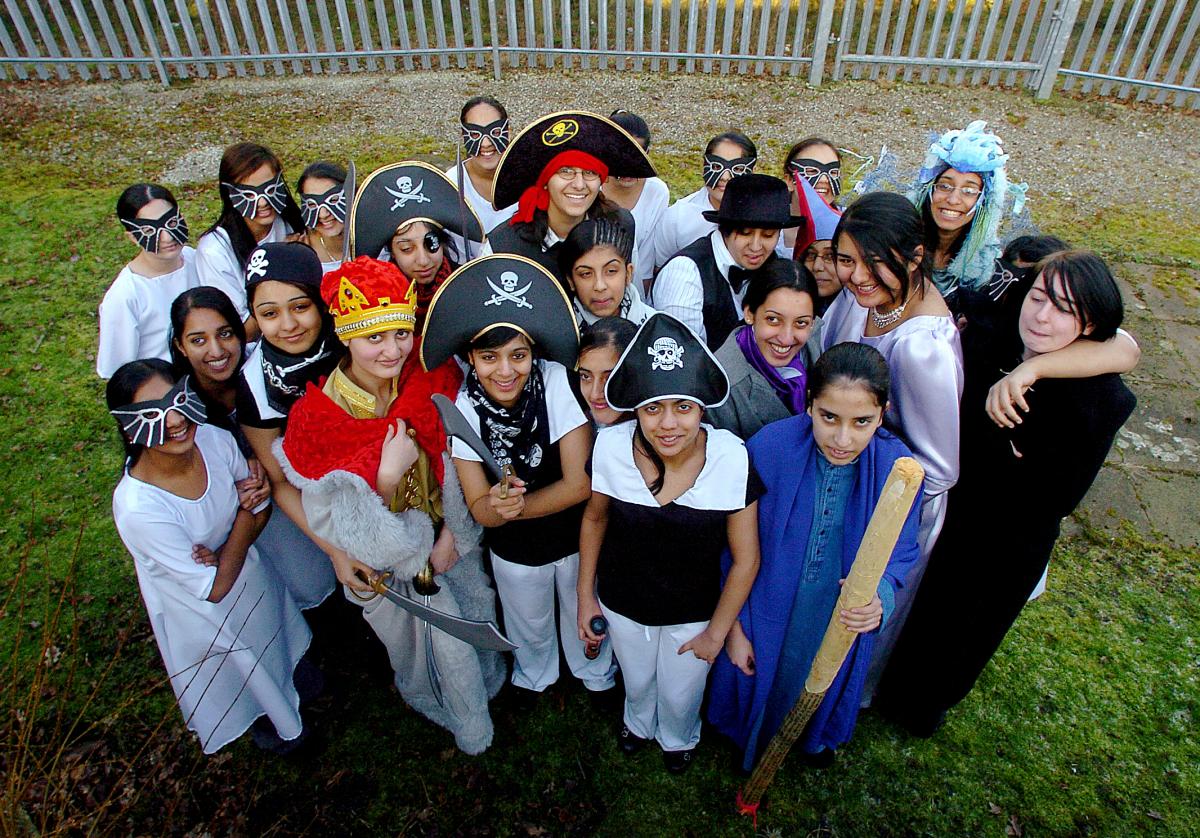 The school cast of The Tempest in 2007