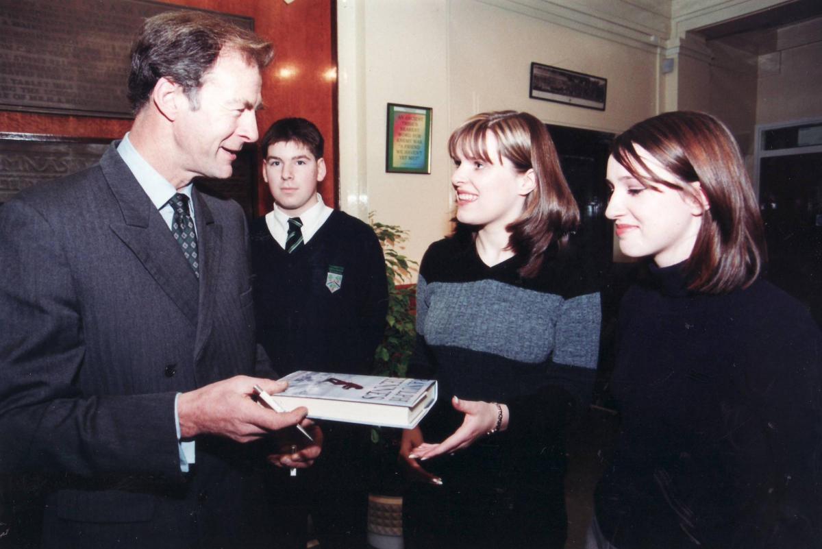 Sir Ralph Fiennes visits in 1997