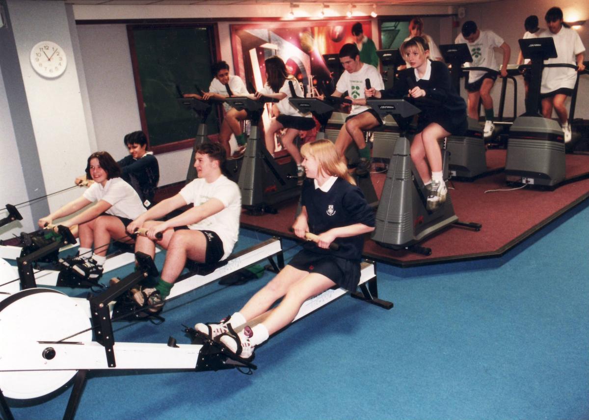 The fitness centre in 1997