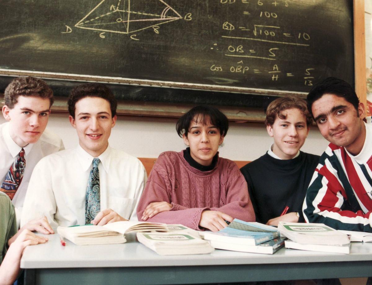 A maths class in 1993