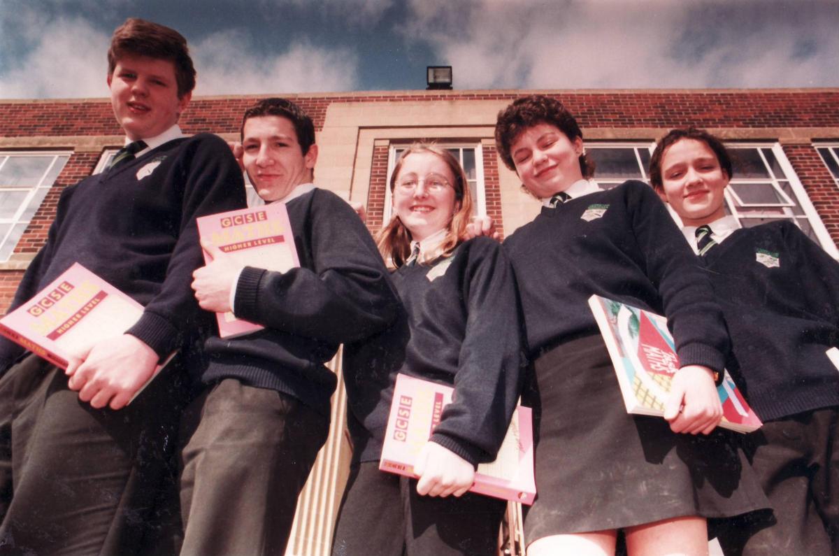 Maths students who achieved gold awards in 1997