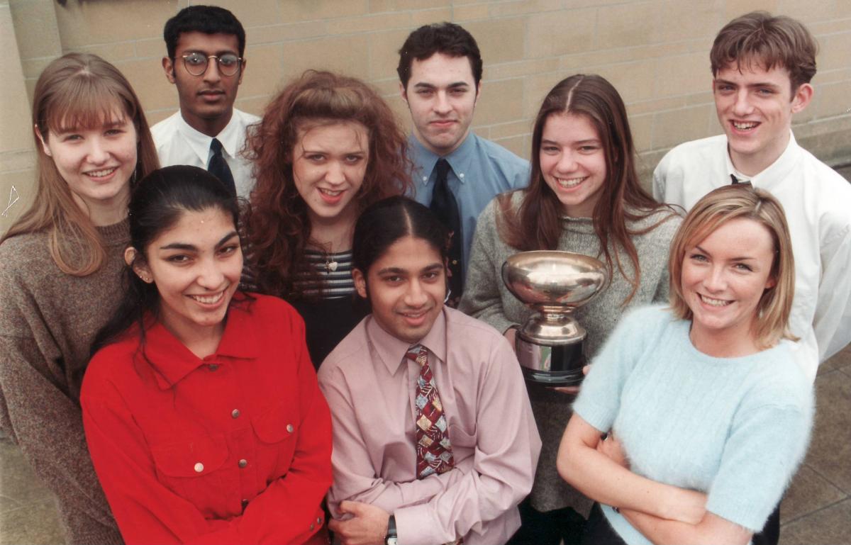Thornton Grammar prize winners, 1996