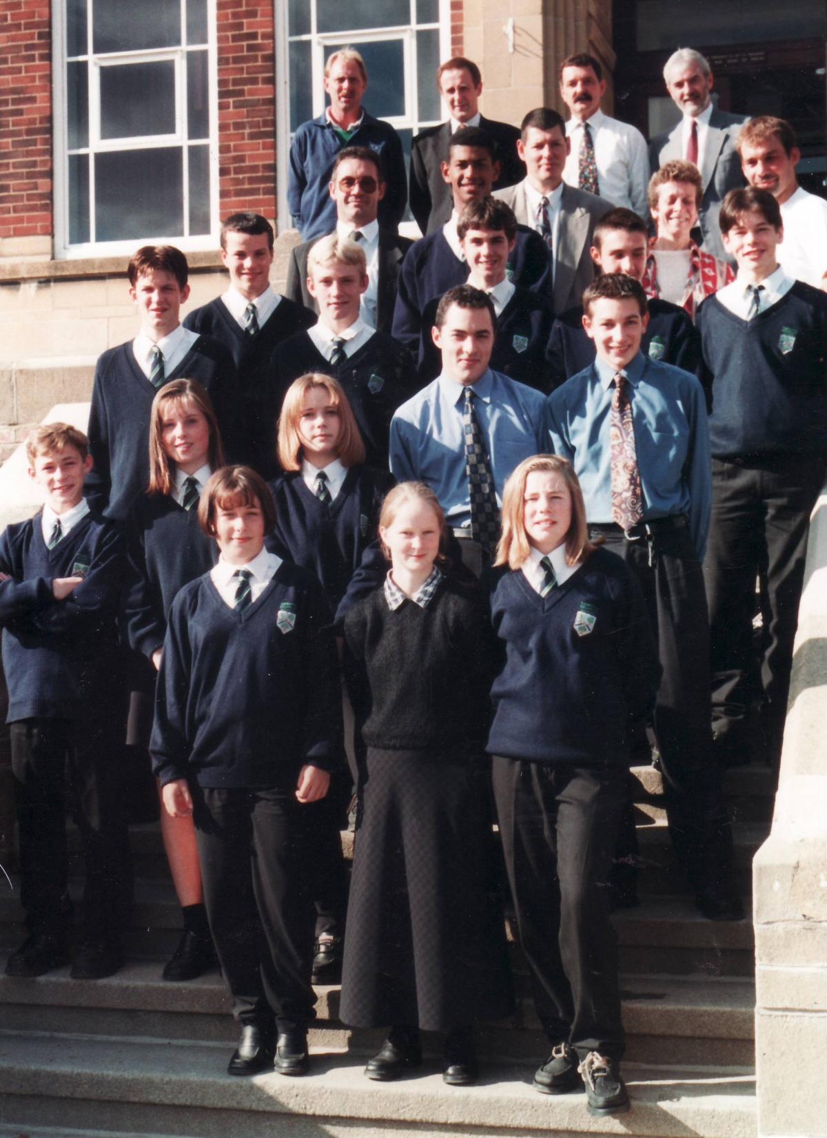 Thornton Grammar School walkers 1996