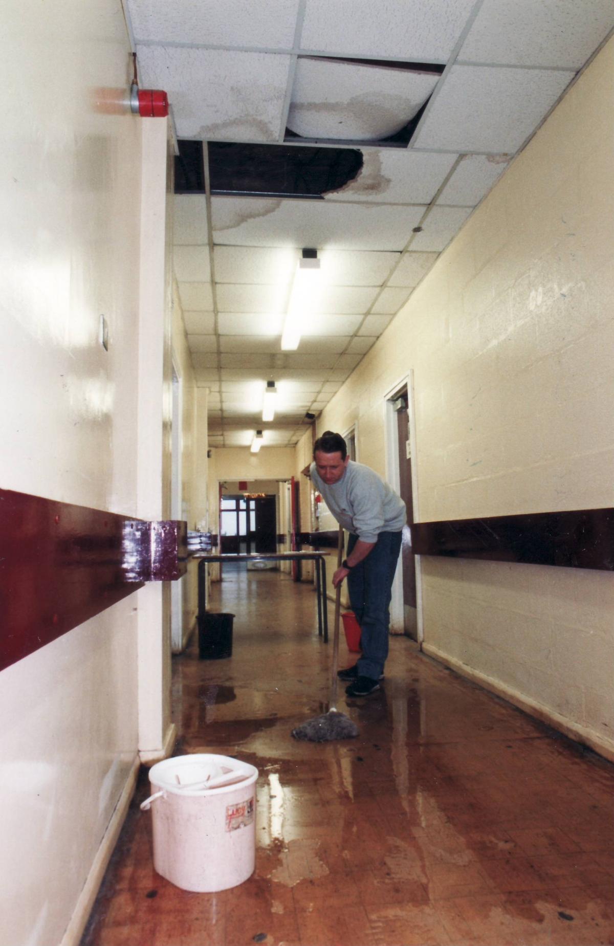 Leaking school Grange upper 1996